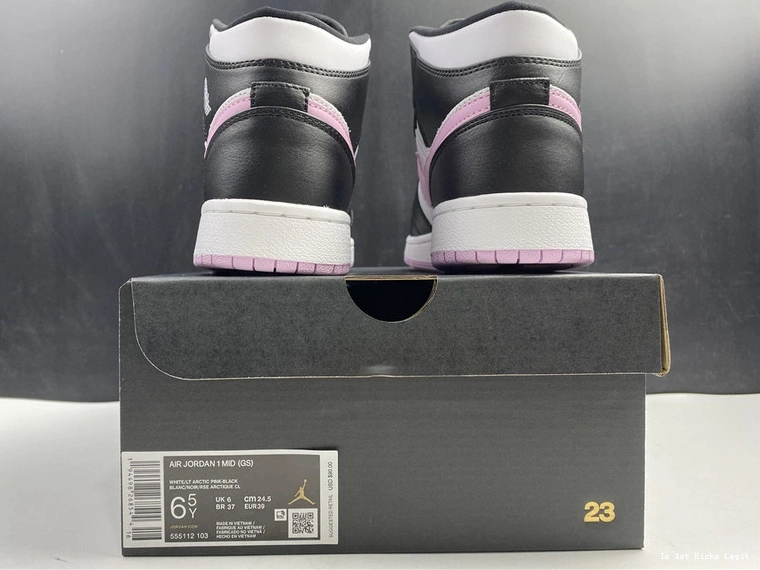 AIR AJ1 Mid  NIKE GS  JORDAN1 555112-103 0919